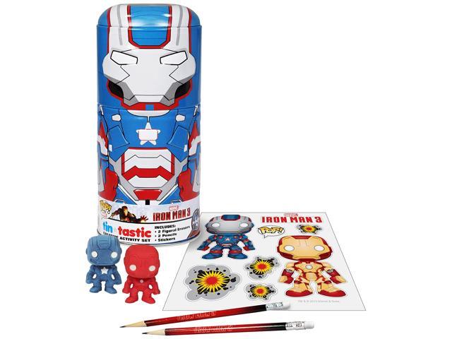 Funko Marvel: Iron Man Movie 3 Iron Patriot Tin-Tastic Playset