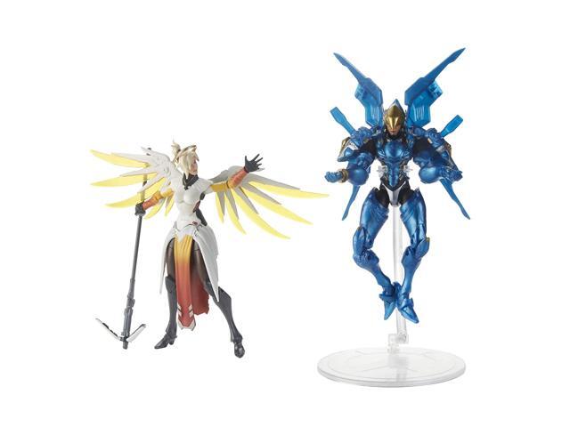 Hasbro Overwatch Ultimates Series Pharah and Mercy Dual Pack 6-Inch-Scale Collectible Action Figures with Accessories - Blizzard Video Game Characters