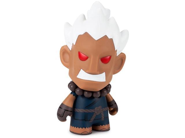 Kidrobot Shin Akuma: ~7' Street Fighter x Figure + 1 Video Game Themed Trading Card Bundle