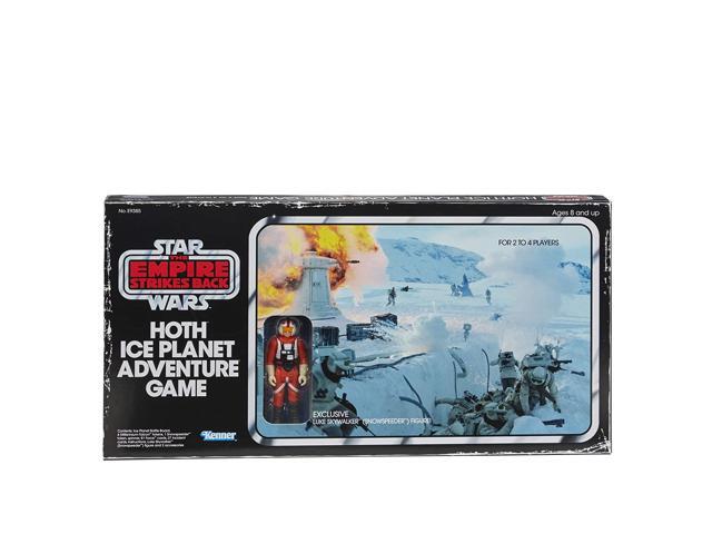 Hasbro Games Star Wars The Empire Strikes Back Hoth Ice Planet Adventure Board Game; Based on The 1980 Board Game; Exclusive Luke Skywalker