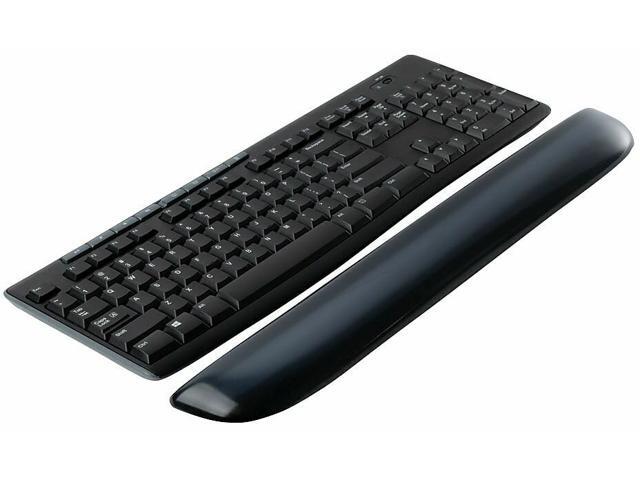 MyOfficeInnovations Gel Keyboard Wrist Rest Black Crystal 24339939