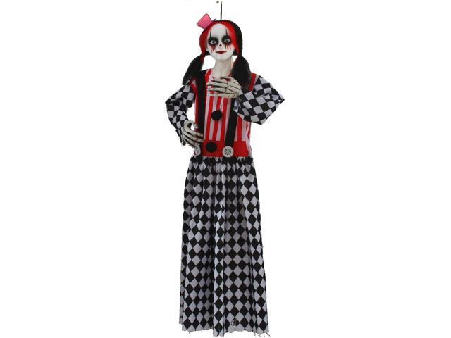 Evil Circus Harlequin Hanging Doll Decoration