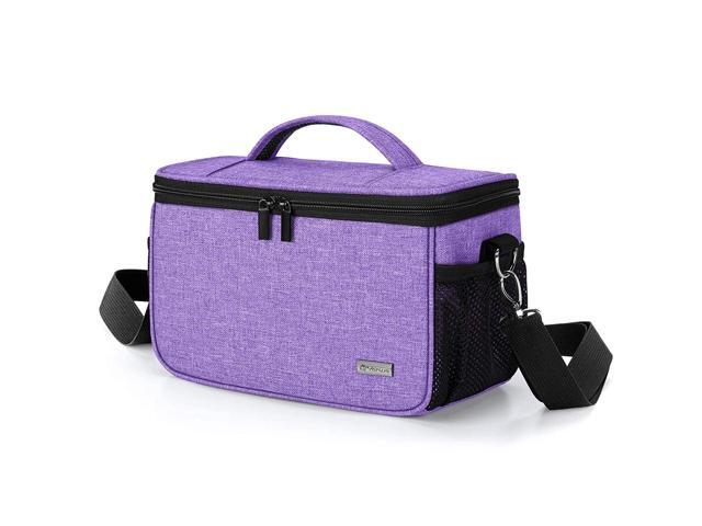 Yarwo Carrying Case Compatible with Cricut Joy Portable Tote Bag with Pockets for Craft Tools Set Purple