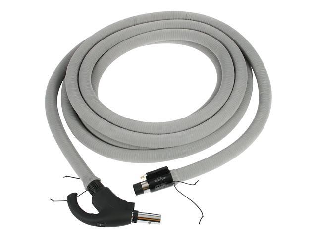 Cen-Tec Systems 90177 Central Vacuum 35 Feet Direct Connect Electric Hose with Hose Sock and Locking Stub Tube