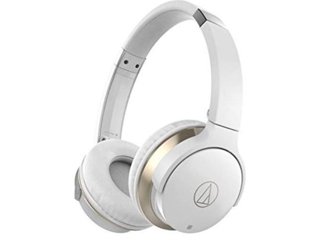 Audio-Technica ATH-AR3BTBK SonicFuel Bluetooth Wireless On-Ear Headphones with Mic & Control White