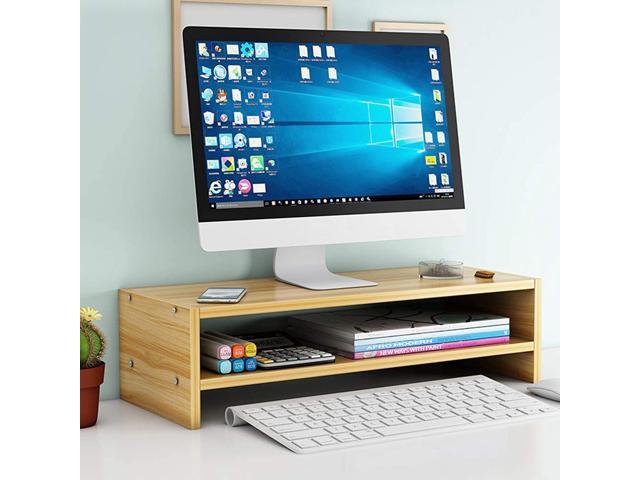 CATEKRO Large Capacity Storage Rack Computer Storage Box Heightened Rack Suitable for Bedroom School Office