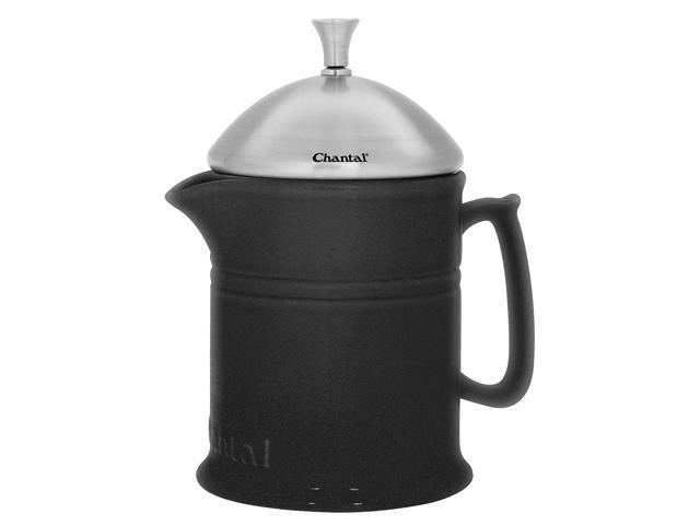 Chantal Ceramic French Press w/ Stainless Steel Plunger, Screen