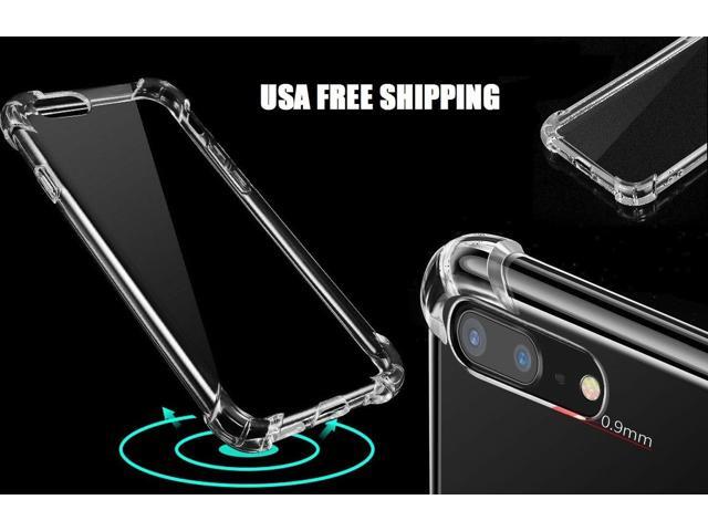 7 PLUS iPhone Transparent Thin Hard Reinforced TPU Bumper Cushion Case Apple