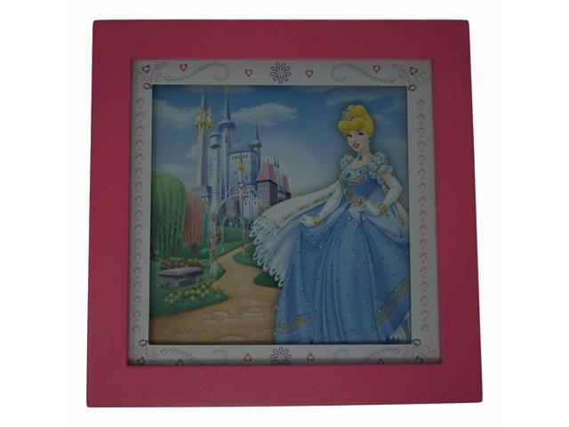 Disney Princess Framed Wall Art 10x10 Cinderella