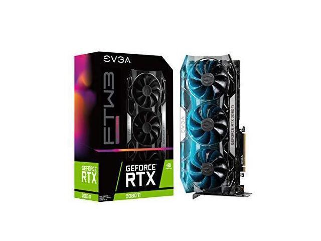 EVGA GeForce RTX 2080 Ti FTW3 Ultra Gaming 11GB GDDR6 iCX2 & RGB LED Graphics Card 11G-P4-2487-KR