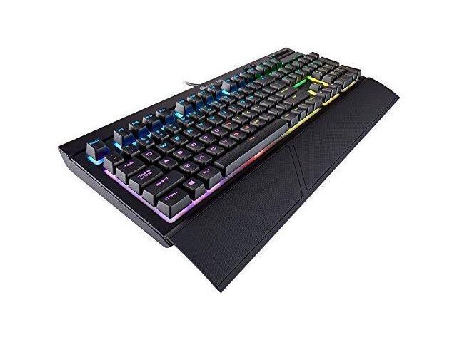 Corsair CH-9102011-NA K68 RGB Mechanical Gaming Keyboard Backlit RGB LED Tactile & Clicky Cherry MX Blue Switches