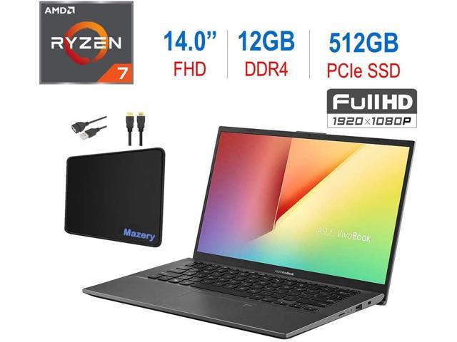 Newest ASUS VivoBook 14-inch FHD 1080p Laptop PC, AMD Ryzen 7 3700U,