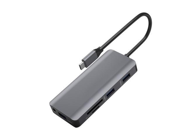 Docking Station with Type C Plug HDMI VGA USB30 Audio Power Delivery Hub for Laptop Macbook Pro HP DELL Surface Lenovo Samsung