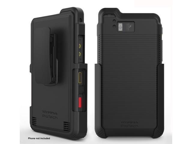 Sonim XP8 Case Swivel Belt Clip Holster and Flex Skin TPU Shell Combo for phone model XP8800 by Wireless ProTECH