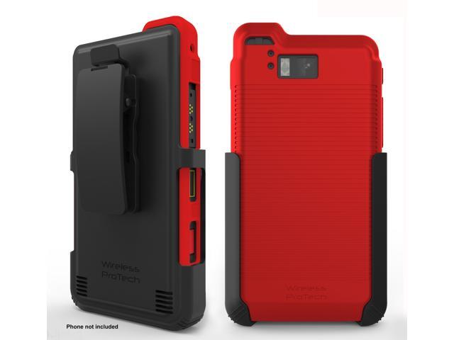Sonim XP8 Case Swivel Belt Clip Holster and Flex Skin TPU Shell Combo for phone model XP8800 by Wireless ProTECH