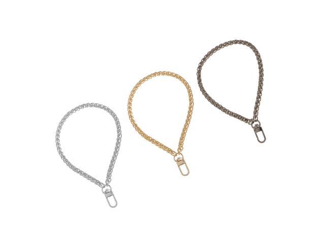 3 Pieces Metal Purse Handbag Chain Replacement Chain Strap Handle (721838094756 Belts & Suspenders) photo