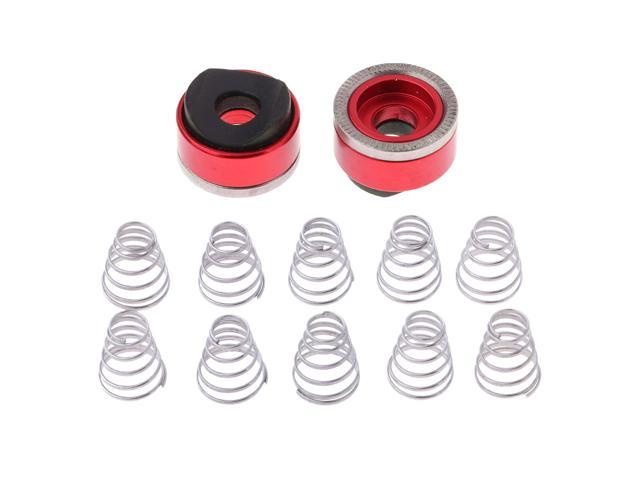Bicycle Spring & Washer Slider for Bike Quick Release Components Part Red photo