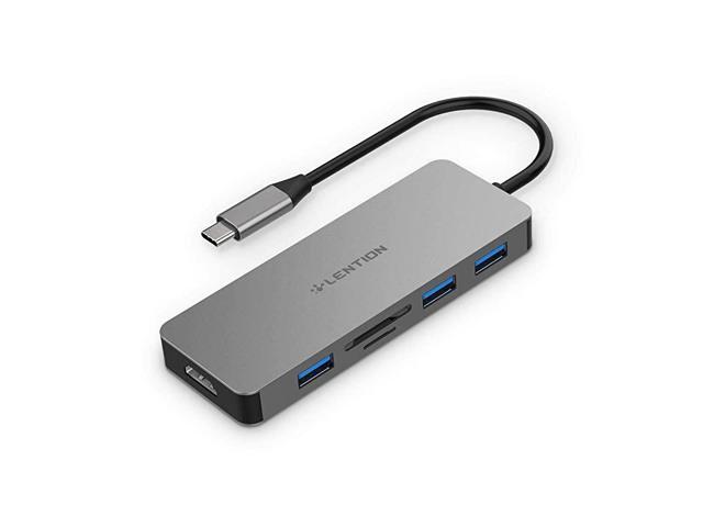USB C Hub with 4K HDMI 3 USB 30 SDMicro SD Card Reader Compatible 20202016 MacBook Pro 131516 New Mac AirSurface Chromebook MultiPort Adapter CBC18