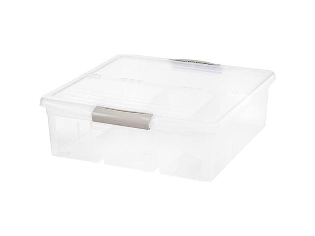 Large Media Storage Box 3 Pack Clear