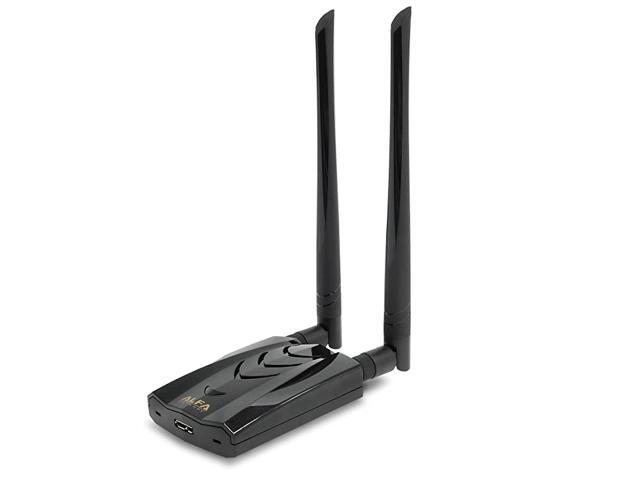 LongRange DualBand AC1200 Wireless USB 30 WiFi Adapter w2x 5dBi External Antennas 24GHz 300Mbps5GHz 867Mbps 80211ac A B G N