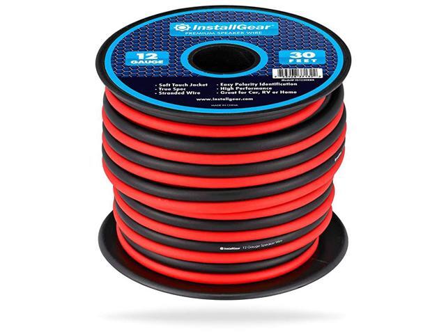 12 Gauge Speaker Wire 30feet RedBlack