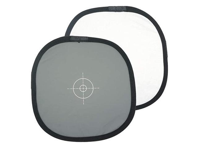 Portable 1230cm 18 Gray Card White Balance Disc Gray Panel Neutral White DoubleSided Collapsible Reference Reflector Focusing Board for Camera