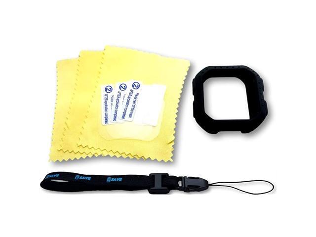 Garmin Edge Ultimate Protection Bundle - Includes Lanyard Molded Protective Silicone Case and 3 Screen Protectors