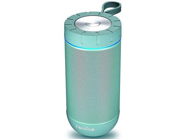 Waterproof Bluetooth Speakers Outdoor Wireless Portable Speaker with 20 Hours Playtime Superior Sound for Camping Beach Sports Pool Party Shower Mint