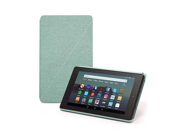 Fire 7 Essentials Bundle including Fire 7 Tablet Sage 16GB Standing Case Sage and Nupro AntiGlare Screen Protector