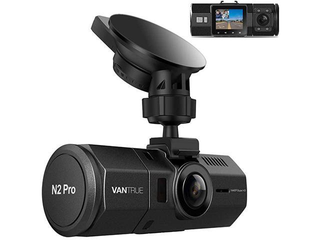 N2 Pro Uber Dual 1080P Dash Cam 25K 1440P Dash Cam Front and Inside Accident Car Dash Camera with Infrared Night Vision 24hr Motion Detection