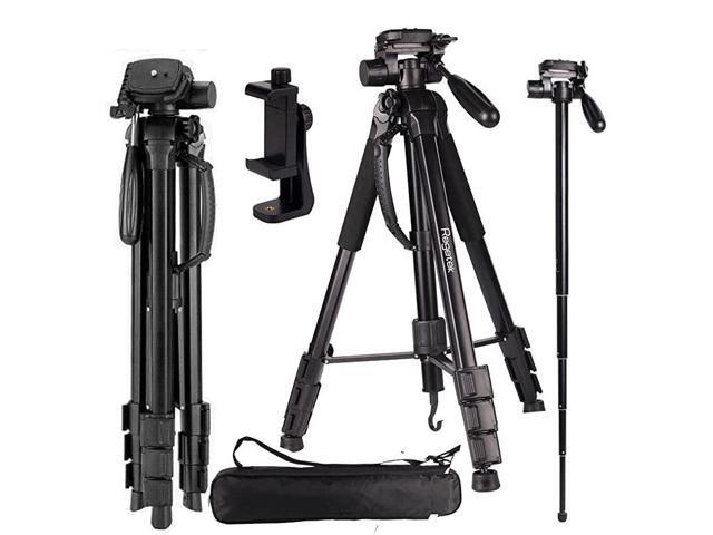Camera Tripod Travel Monopod 70 Aluminum Professional Video Camera Mount Leg Adjustable Stand with Flexible Head for Canon Nikon Dv DSLR Camcorder