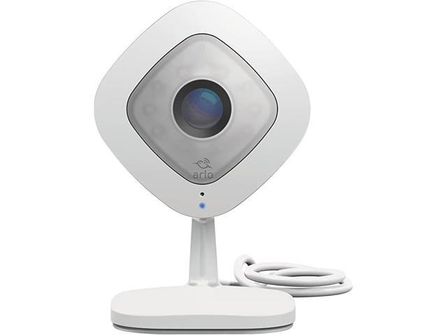 VMC3040100NAS Q Wired 1080p HD Security Camera Night vision Indoor only 2Way Audio Cloud Storage Included Works with Alexa VMC3040 White