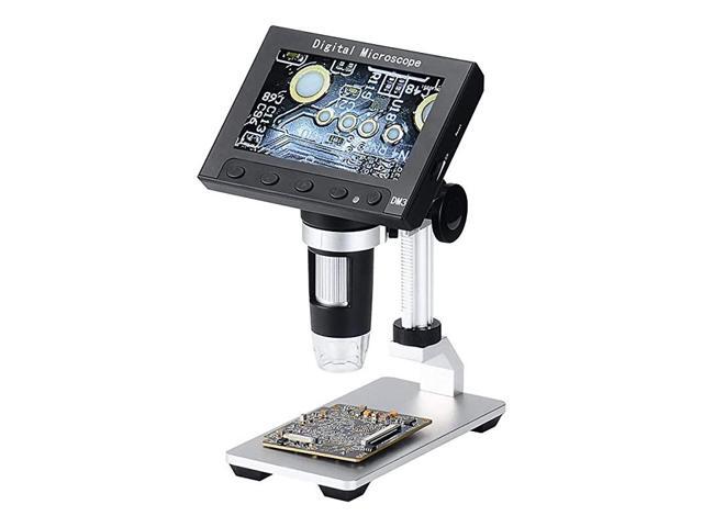 LCD Digital Microscope 43 inch 50X1000X Magnification 720P Microscope Camera