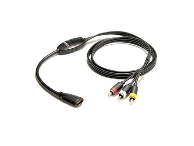 ISHD01 MediaLinx HDMI To Composite VideoAudio Adapter Cable Black