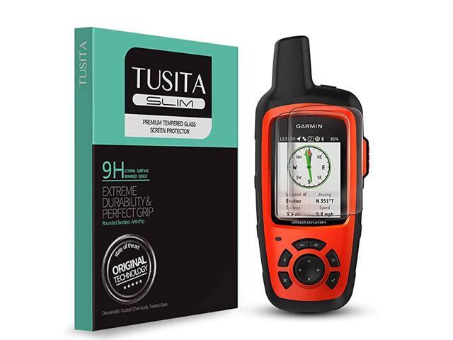 2-PACK] Tempered Glass Screen Protector Bundle Compatible with Garmin inReach SE+inReach Explorer+ Plus - HD Clarity Protective Film - Handheld