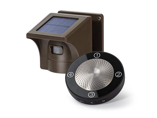 Mile Long Range Solar Wireless Driveway Alarm Outdoor Weather Resistant Motion Sensor DetectorSecurity Alert SystemMonitor Protect Outside