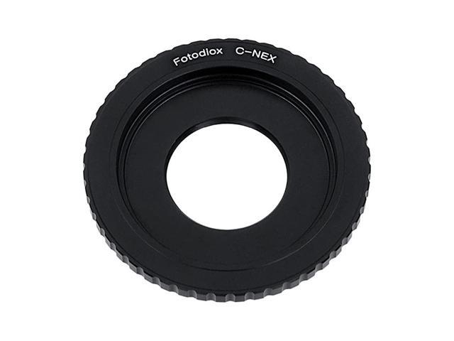 Lens Mount Adapter Compatible with CMount CCTVCine Lenses on Select Sony EMount Cameras