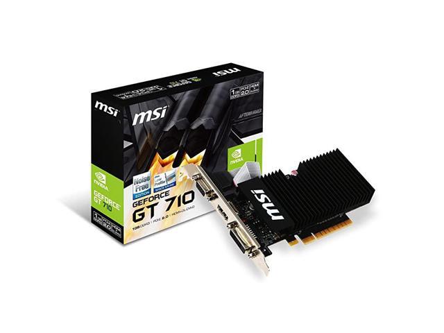 GAMING GeForce GT 710 1GB GDRR3 64bit HDCP Support DirectX 12 OpenGL 45 Heat Sink Low Profile Graphics Card GT 710 1GD3H LPV1