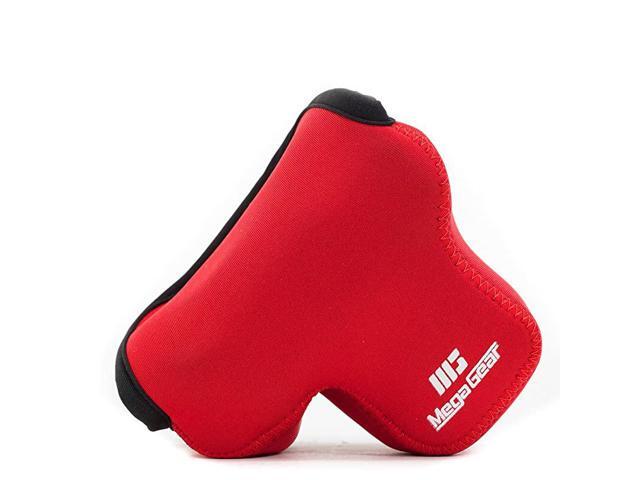 Canon EOS M100 M200 1545mm Ultra Light Neoprene Camera Case with Carabiner Red MG1322
