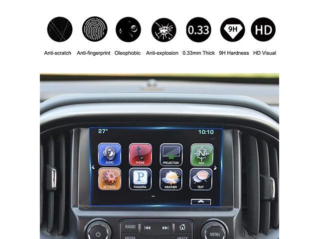 Compatible with 20152020 Chevrolet Colorado Suburban Tahoe 8 Inch Mylink Car Navigation Screen Protector ScratchResistant Ultra HD inDash Clear