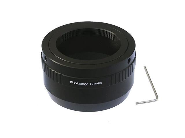 Adjustable T2 T Mount Lens to M43 Adapter T2 to MFT Adapter fits Olympus EPL8 EPL9 EM1 EM5 EM10 I II III EPM2 EPM1 PenF EM1X Panasonic G7 G9 GF8