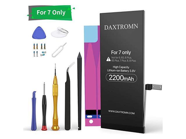 Replacement Battery for iPhone 7 2200mAh High Capacity Liion Battery 0 Cycle with Complete Repair Tool Kits and Adhesive Strips 2 Years Warr