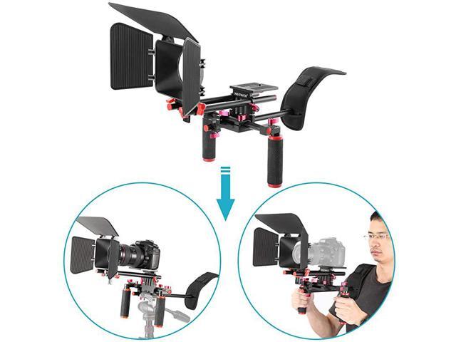 Camera Movie Video Making Rig System FilmMaker Kit for Canon Nikon Sony and Other DSLR Cameras DV CamcordersIncludes Shoulder Mount Standard 15mm