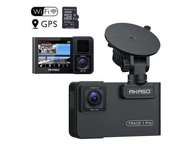 D1 Pro Dual Dash Cam with Wi-Fi GPS 25K/1080P Front and Cabin Dash Camera for Cars Dual Sony Sensor with 340° FOV Super Night Vision G-Sensor