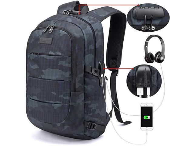Business Laptop Backpack Water Resistant AntiTheft College Backpack with USB Charging Port and Lock 156 Inch Computer Backpacks for Women Men