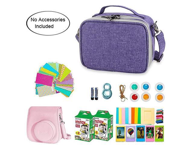 Camera Case Compatible for Fujifilm Instax Mini 9 Travel Carrying Storage Bag for Instant Camera and Accessories PurpleBag Only