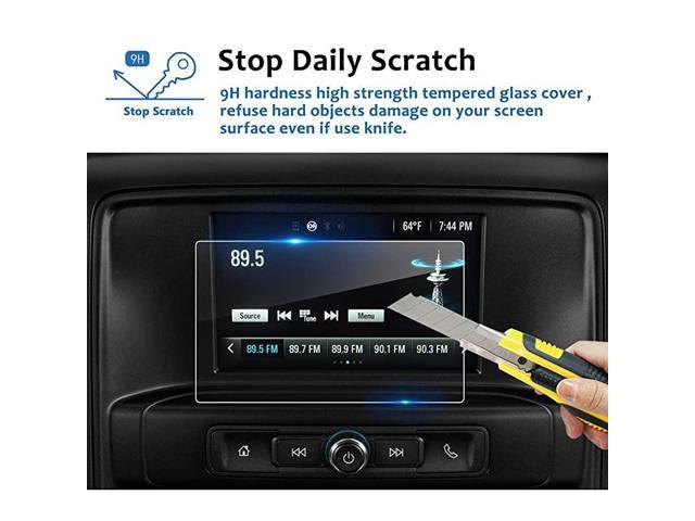 SILVERADO 1500 7 Inch 20142018 LTZ MyLink Car Navigation Screen Protector 9H Tempered Glass Infotainment Center Touch Display Screen Protector Anti