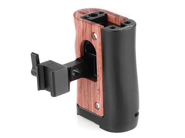 NATO Handle Wooden Handgrip for BMPCC 4K 6K and ZCAM E2 Compatible with Samsung T5 SSD HSN2270
