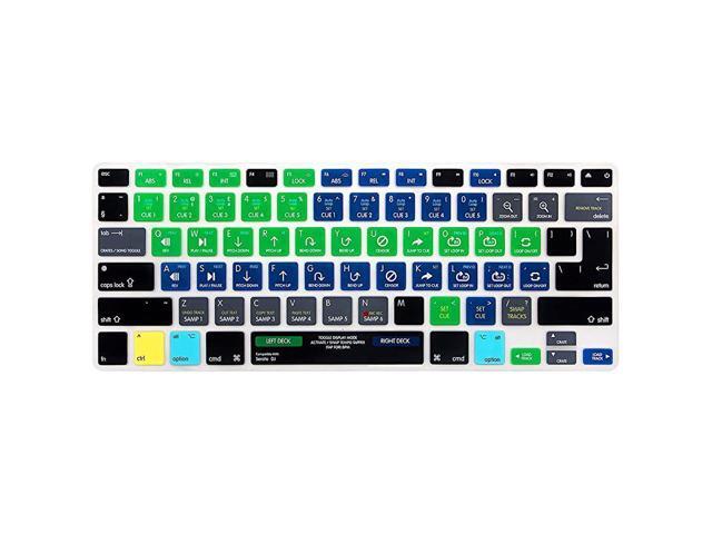Serato DJ Functional Shortcuts Hotkey Silicone Keyboard Cover Skin for MacBook Air 13for MacBook Pro131517 with or wOut Retina Display 2015 or