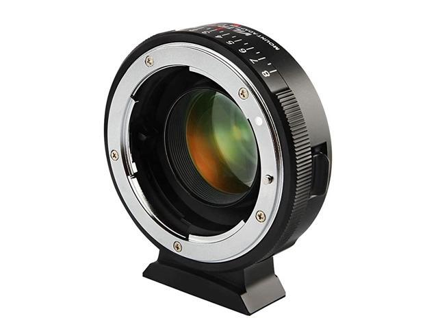 NFM43X Manual Focus 071x Reducer Speed Booster Lens Mount Adapter wAperture Control for Nikon G D Lens to M43 Mirrorless Camera GH5 GH4 GF9 GX85